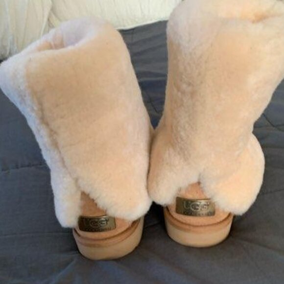 UGG Women' Classic PATTEN boots CHESTNUT 1006011 SHEEPSKIN SIZE7 new no box - Picture 9 of 12